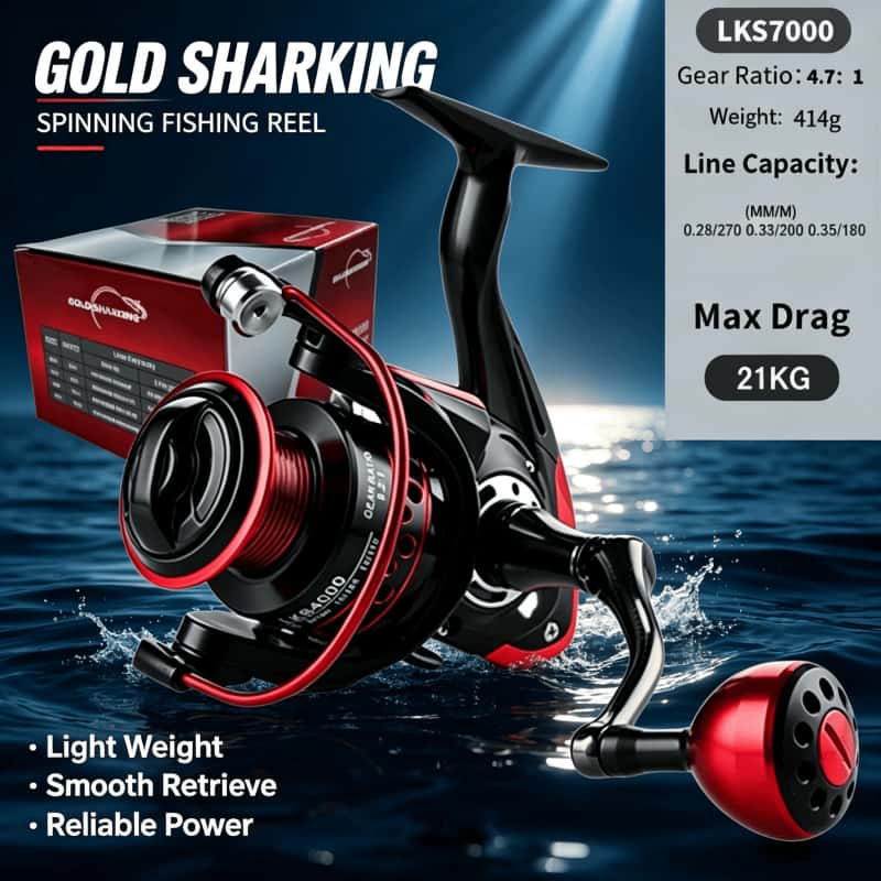 GOLD SHARKING - Moulinet de pê - Daiwa Reel Fuego avis et prix
